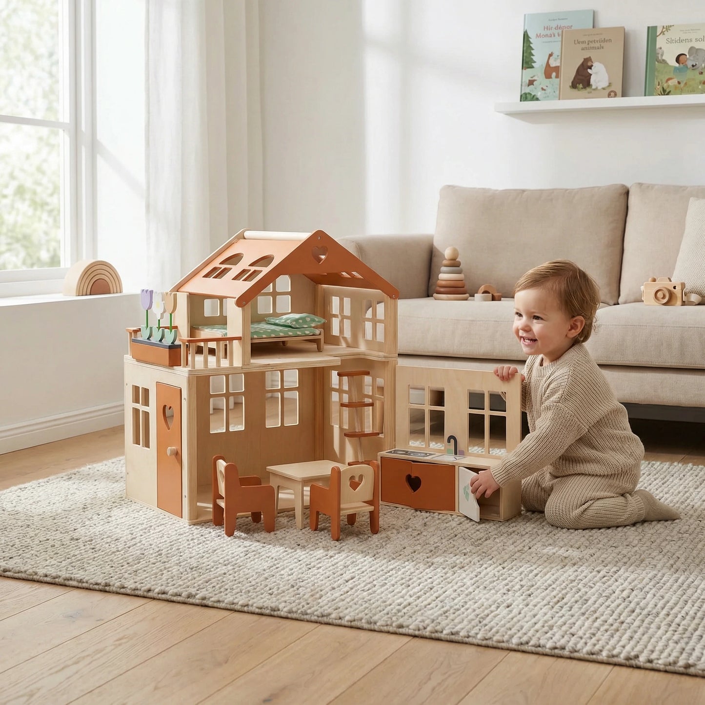 Dollhouse brown